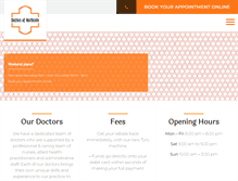 Tablet Screenshot of doctorsofnorthcote.com